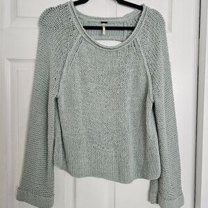 Free People Endless Stories Pastel open back Sweater